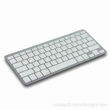 Bluetooth Keyboard for iPad, with Power Switch and Lithium Battery Inside, Supports Microsoft's OS